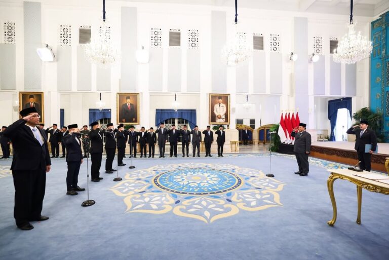 Presiden melantik sejumlah menteri baru dalam Kabinet Merah Putih, yaitu Purbaya Yudhi Sadewa se (1)