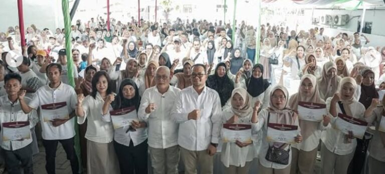 Rekrut 600 Kader Baru, Gerindra Teguhkan Semangat Perjuangan dari Medan Helvetia